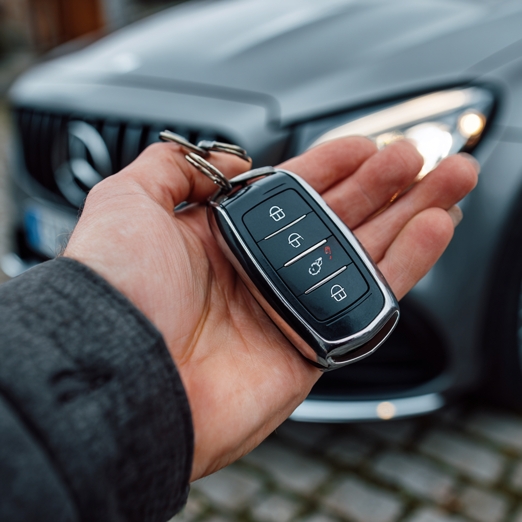 Car key replacement service by mobile locksmith in Grand Prairie, TX